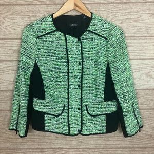 Carlisle  Confetti Tweed Green Blazer Jacket